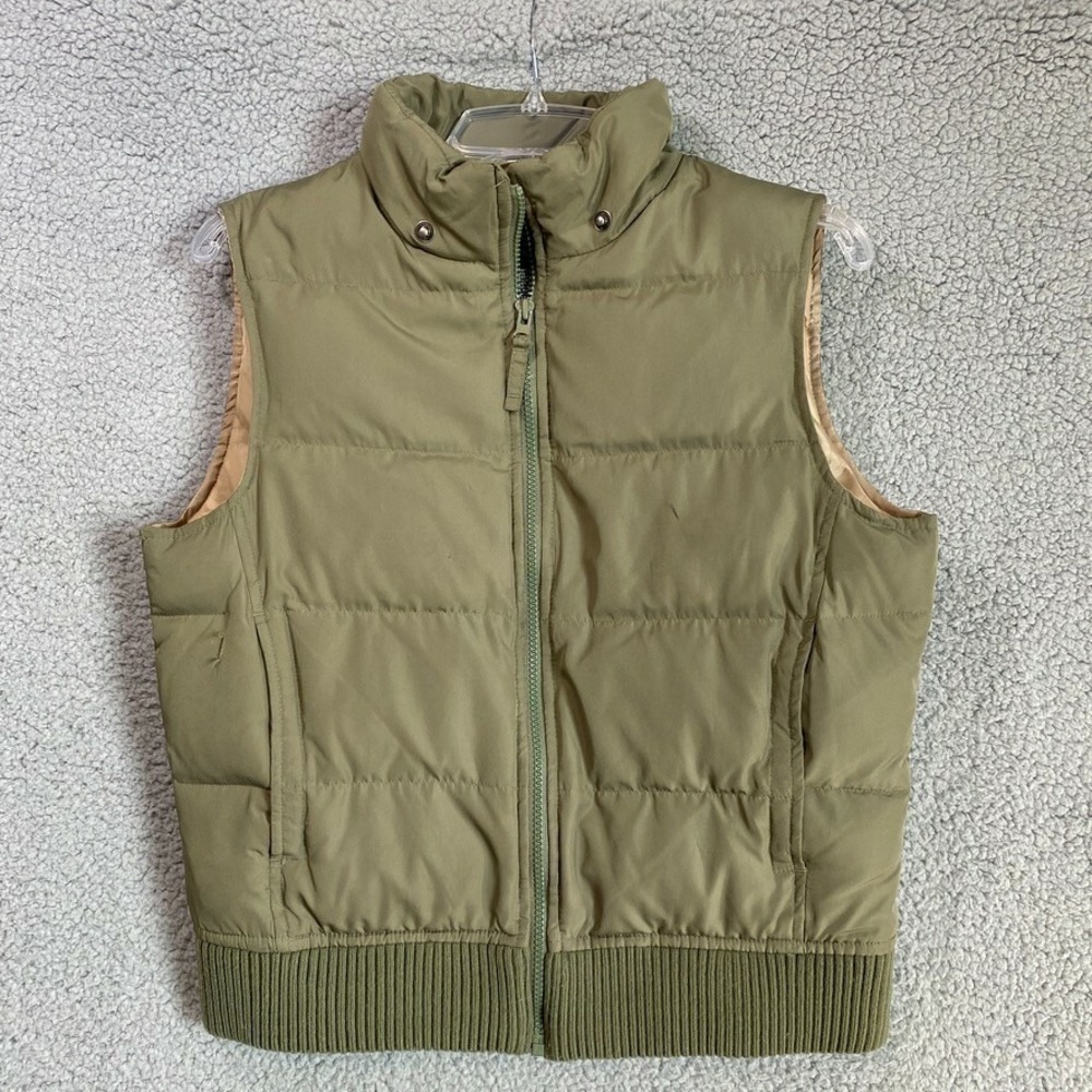 Bailey's Point Puffer Vest Women Green Size M Medium 10-12 Collarless